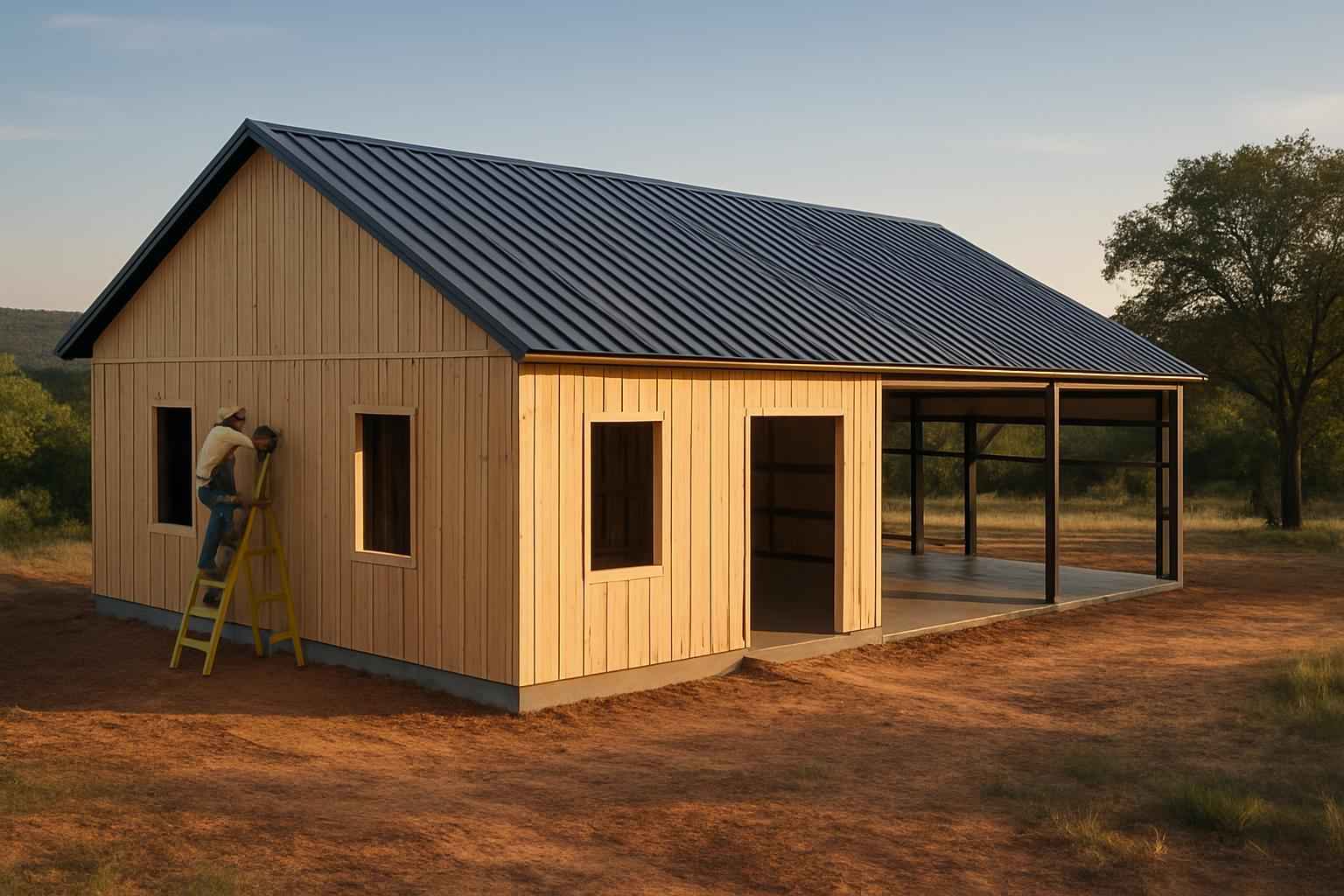 Barndominium Shell Construction in Camp Verde TX