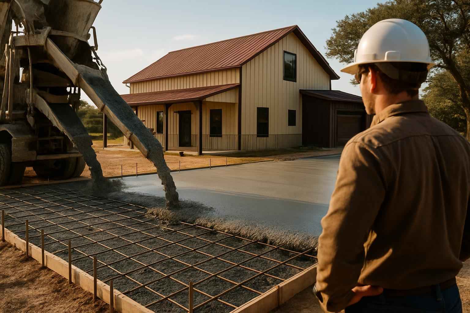 Barndominium Slab Contractor in Kerrville TX