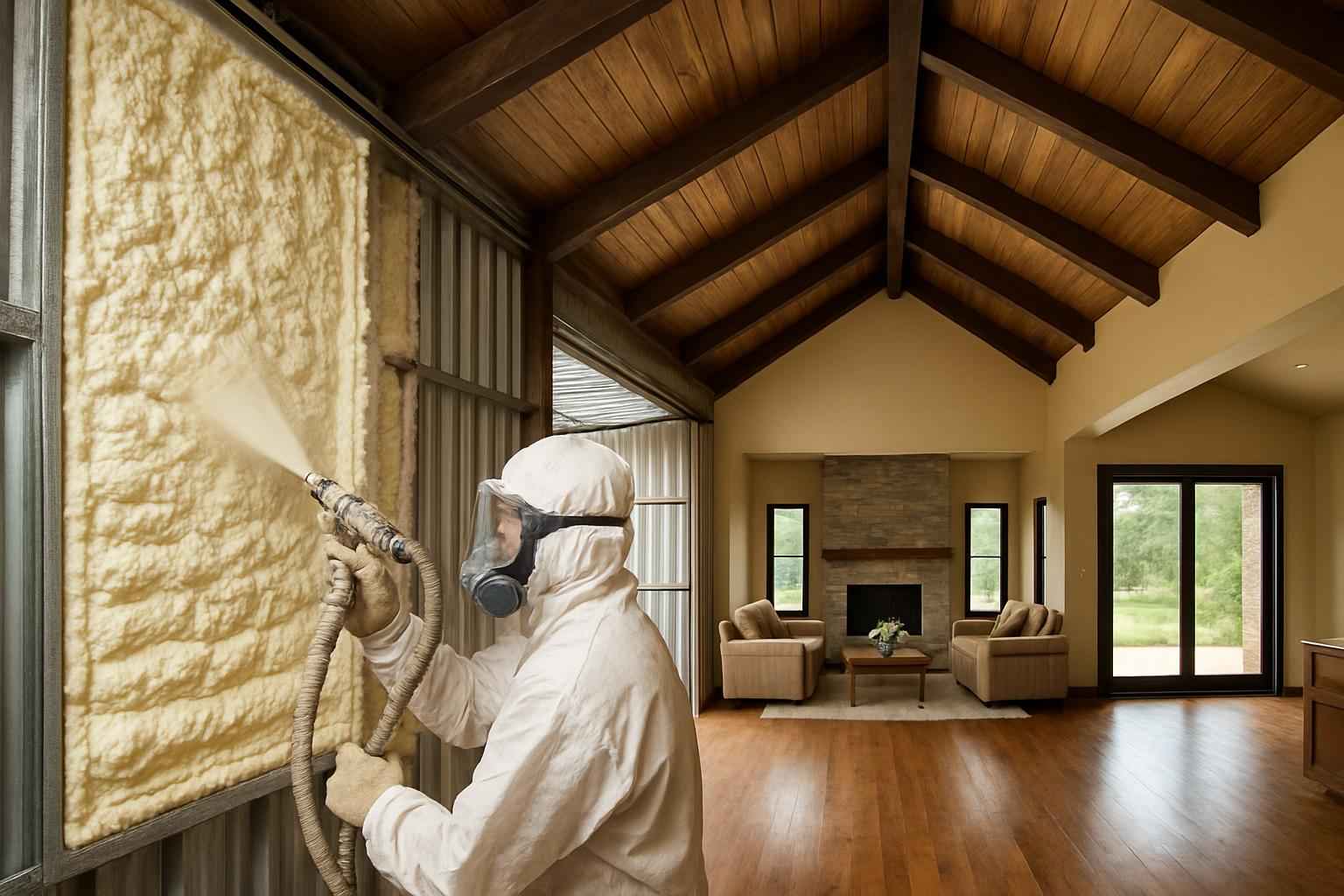 Barndominium Spray Foam Service in Camp Verde TX