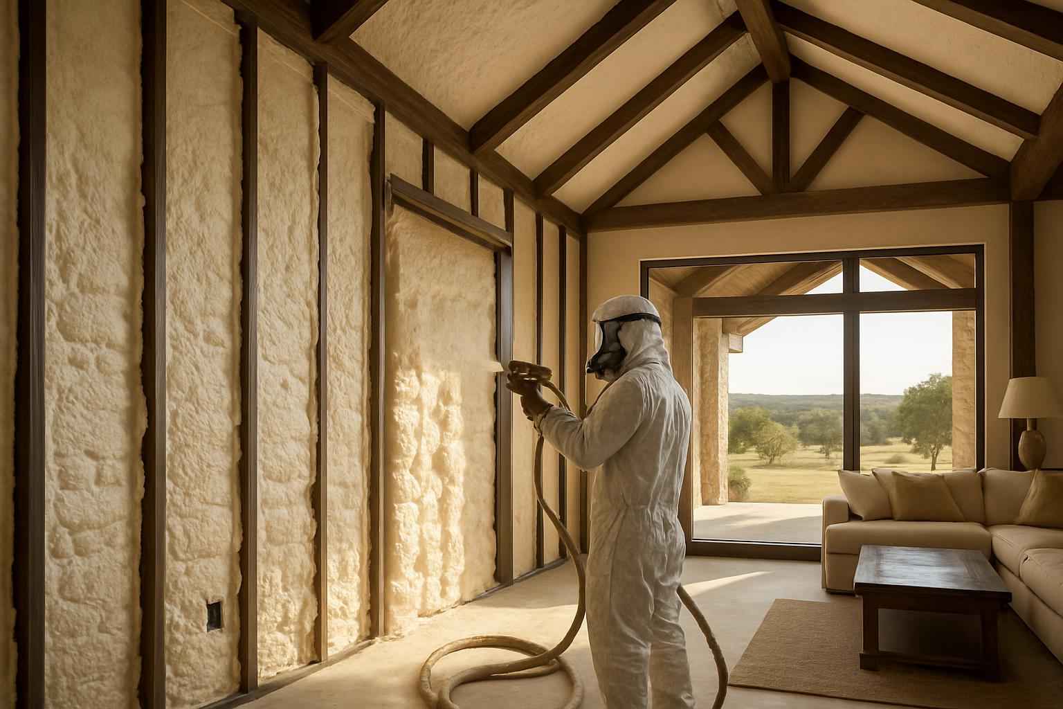 Barndominium Spray Foam Service in Harper TX