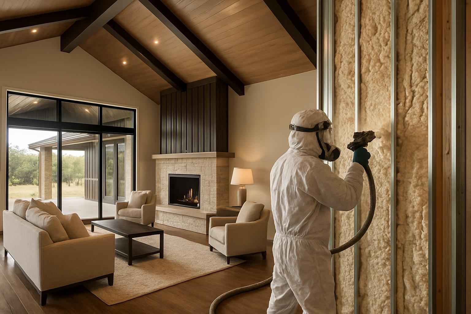 Barndominium Spray Foam Service in Kerrville TX