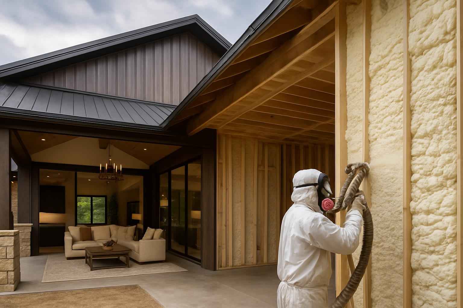 Barndominium Spray Foam Service in Sisterdale TX