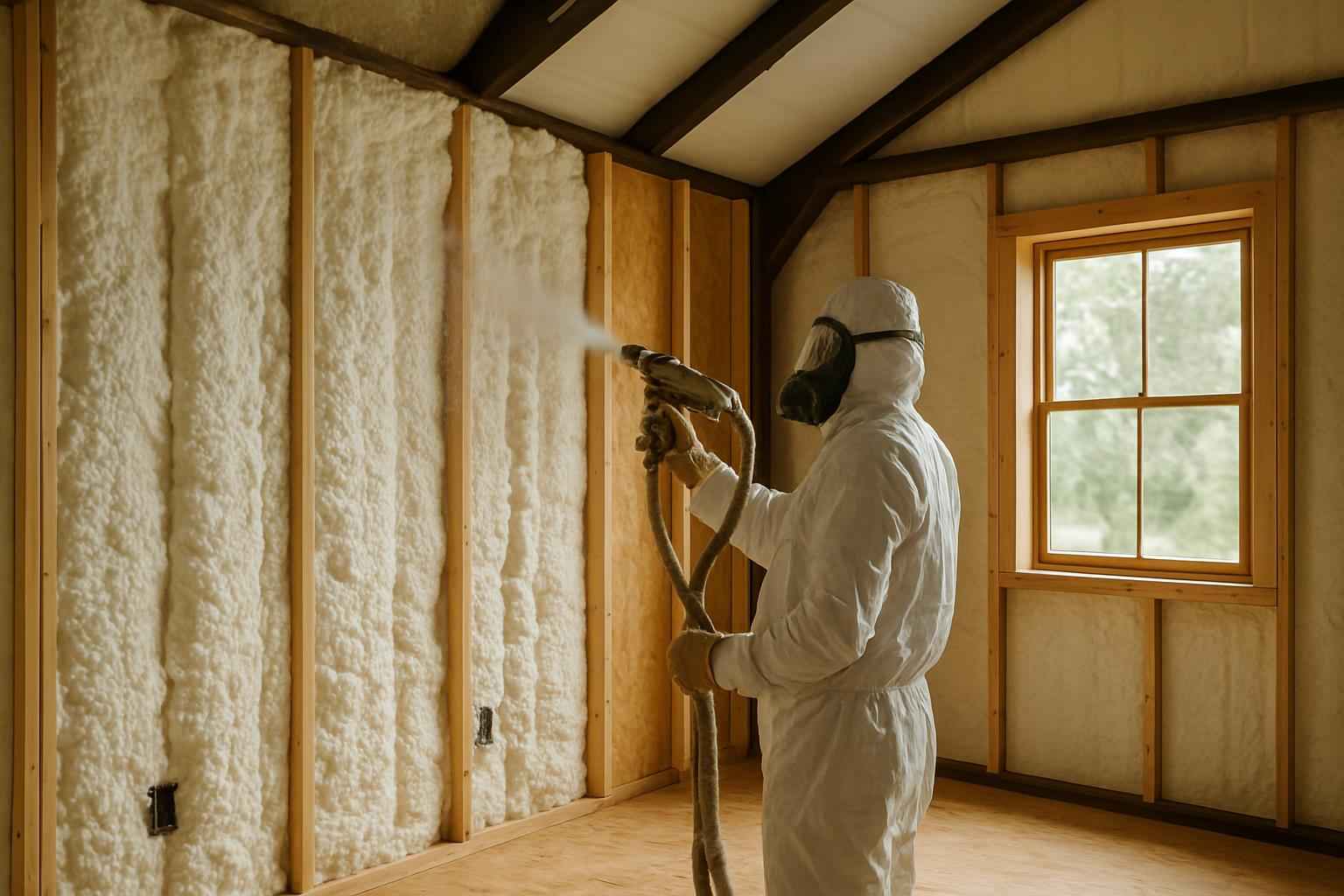 Barndominium Spray Foam Service in Waring TX