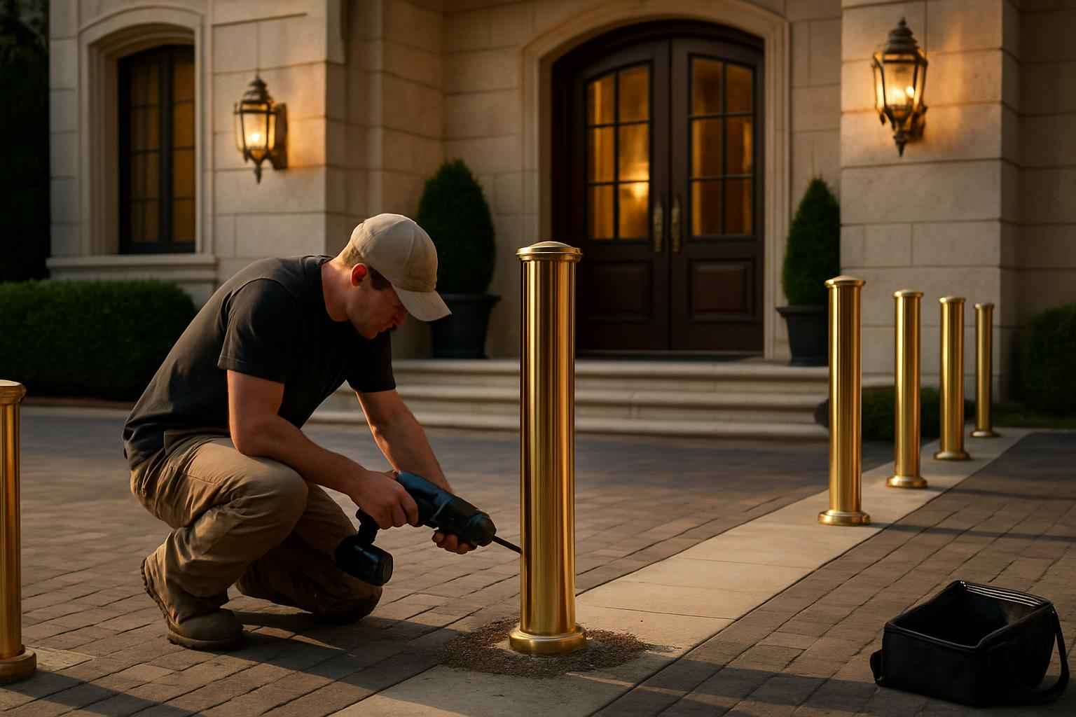 Bollard Installation Service in Harper TX