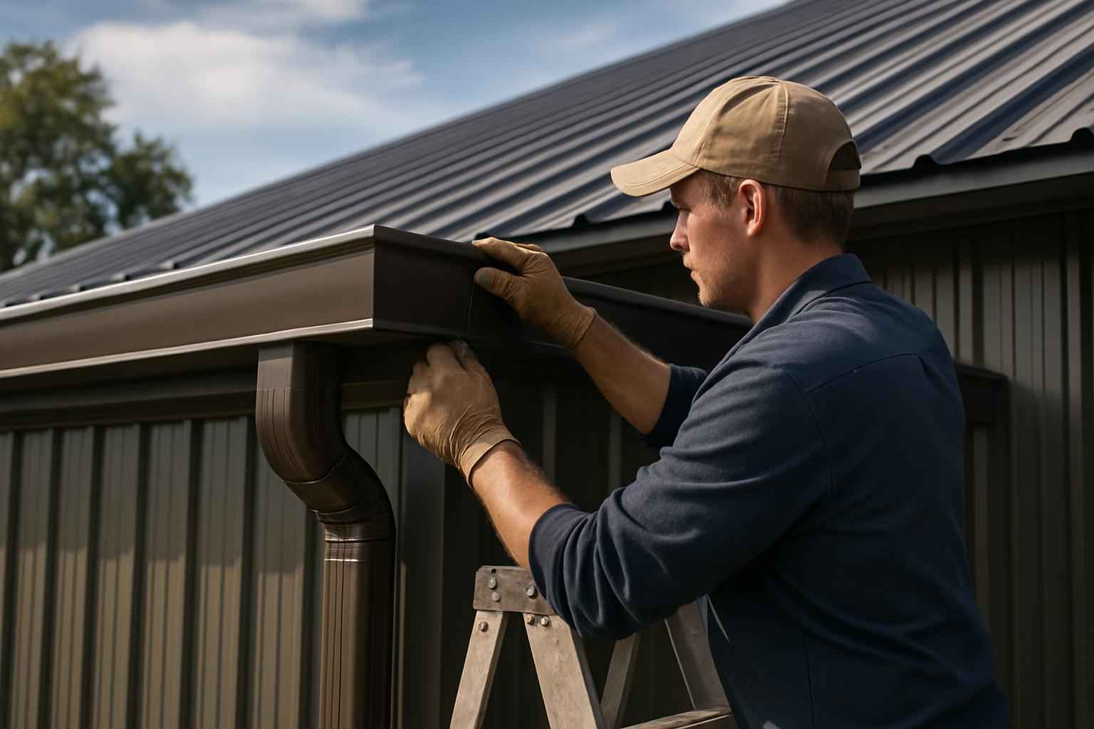 Box Gutter Installer in Waring TX