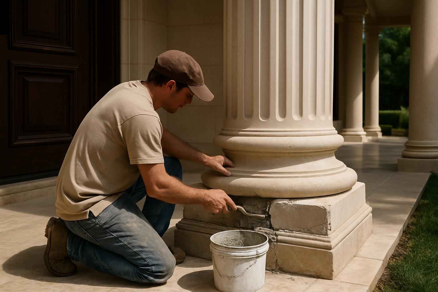 Column Base Repair Service in Center Point TX