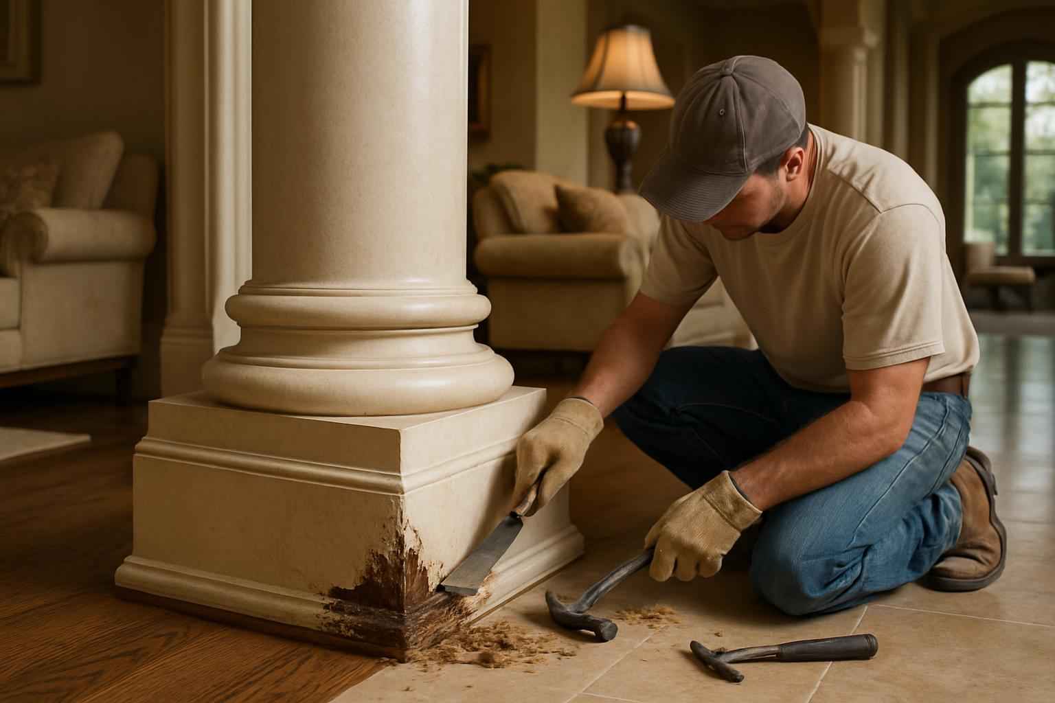 Column Base Repair Service in Harper TX