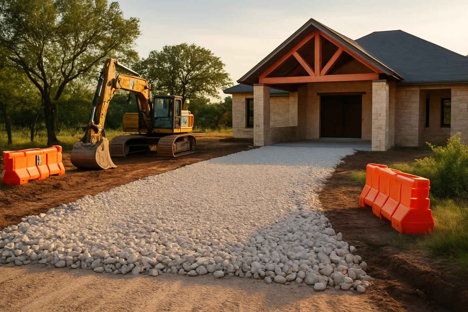 Construction Entrance Installation in Harper TX