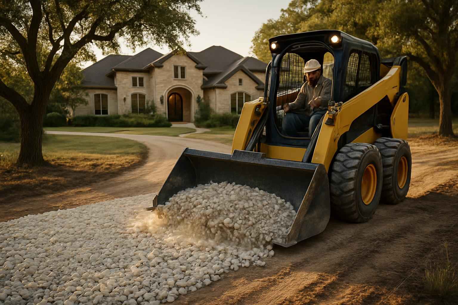 Construction Entrance Installation in Johnson City TX