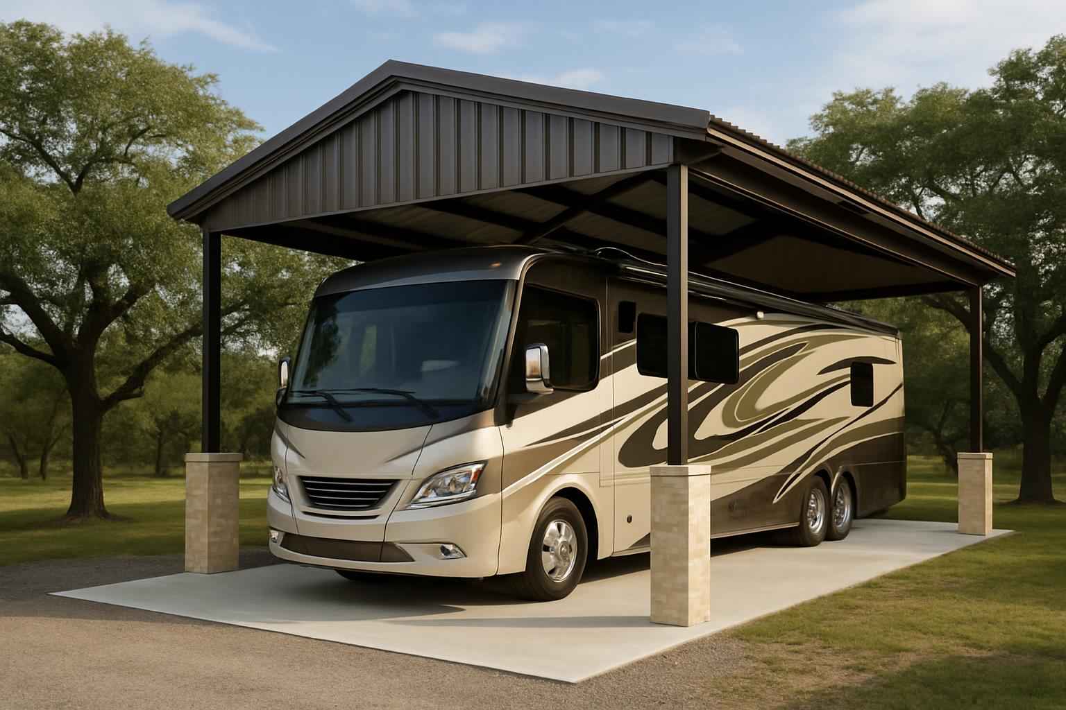 Covered RV Parking Builder in Blanco TX