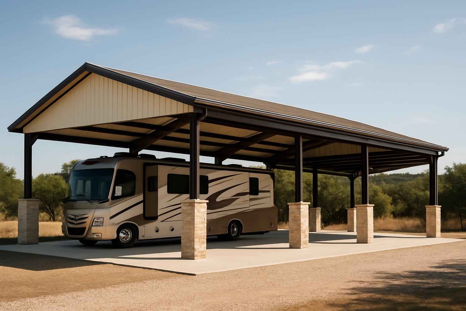 Covered RV Parking Builder in Camp Verde TX