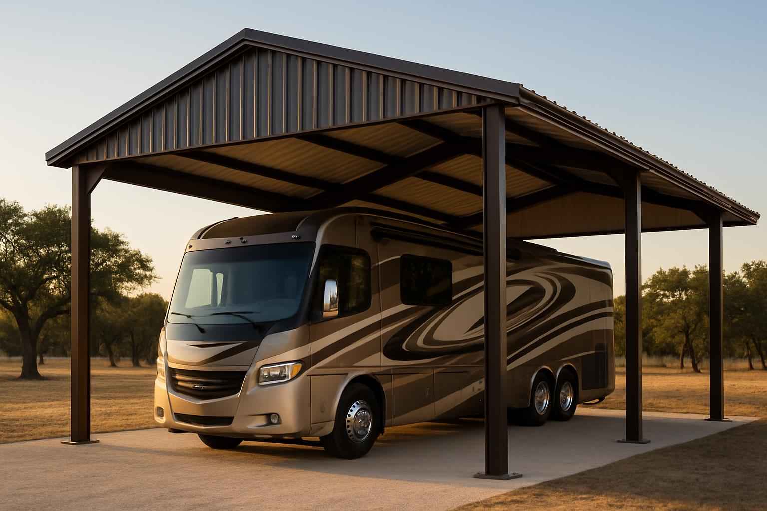 Covered RV Parking Builder in Harper TX