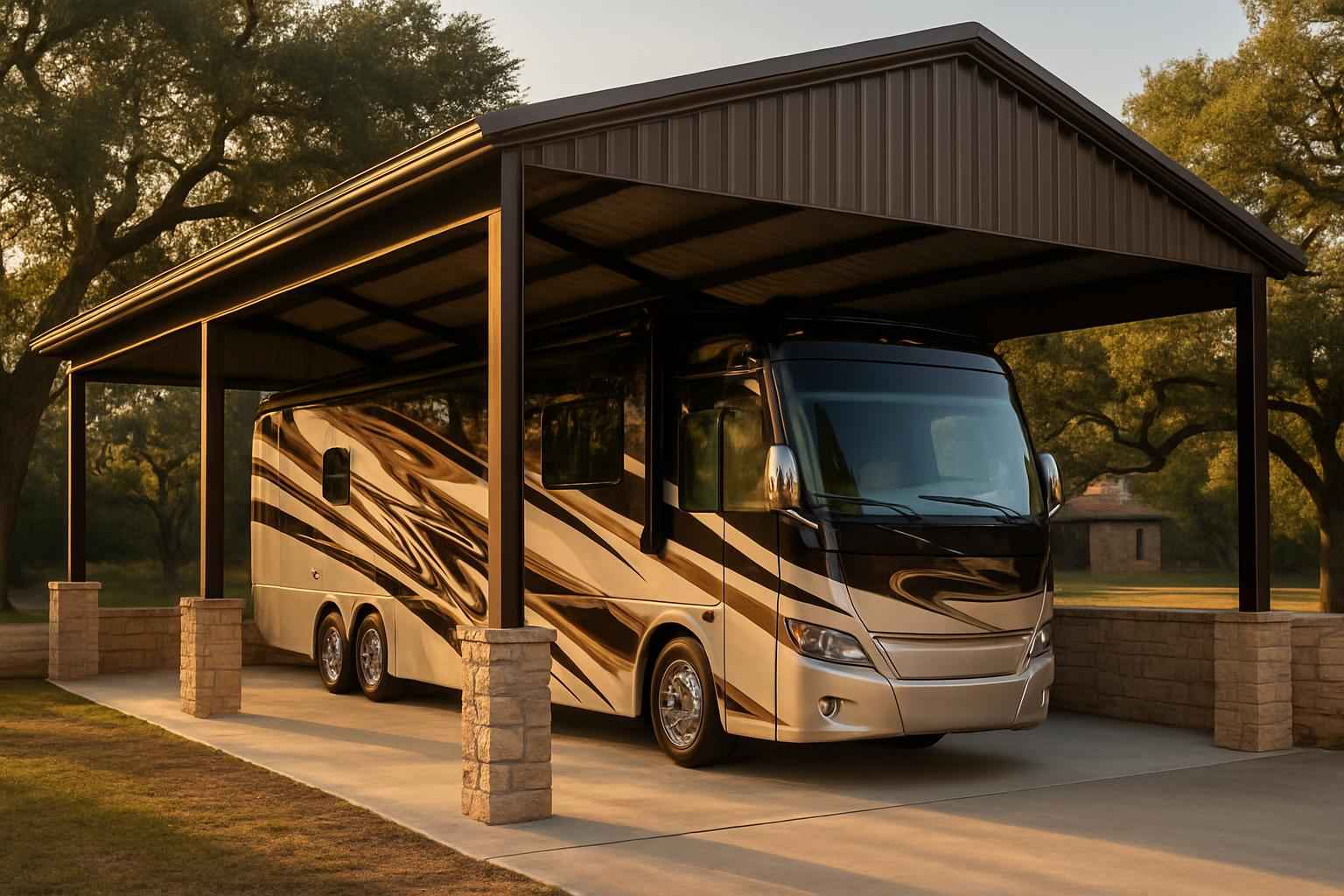 Covered RV Parking Builder in Ingram TX
