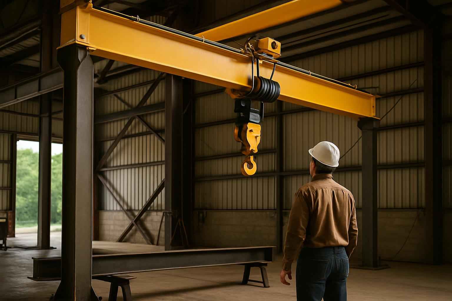 Crane Beam Support Service in Waring TX