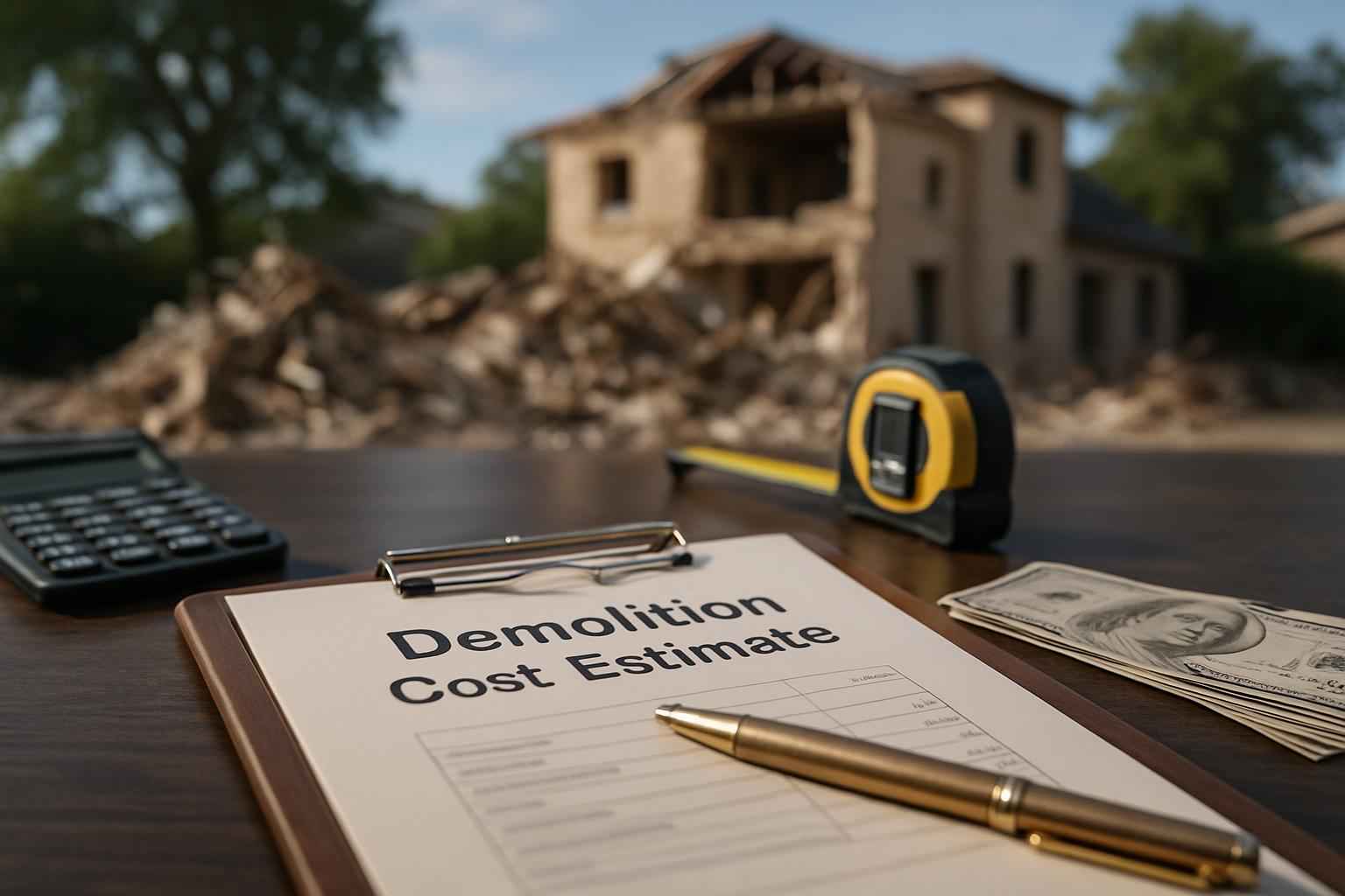 Demolition Cost Estimate in Kerrville TX