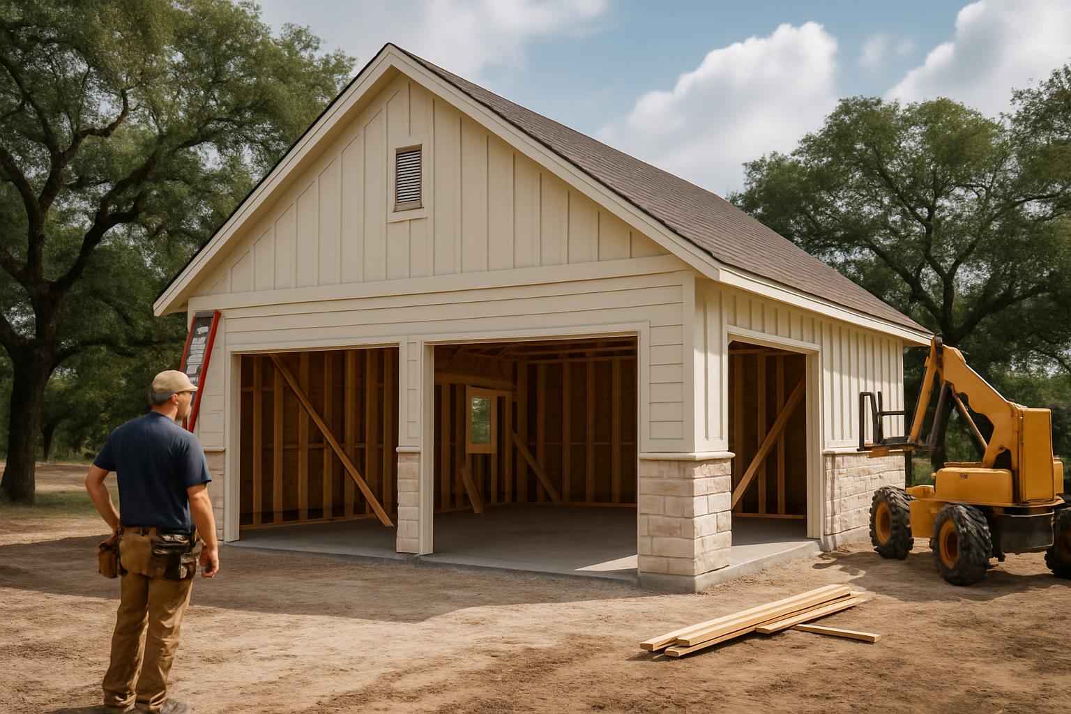 Detached Garage Builder in Sisterdale TX