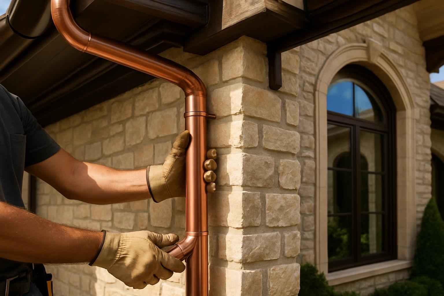 Downspout Installation Service in Comfort TX