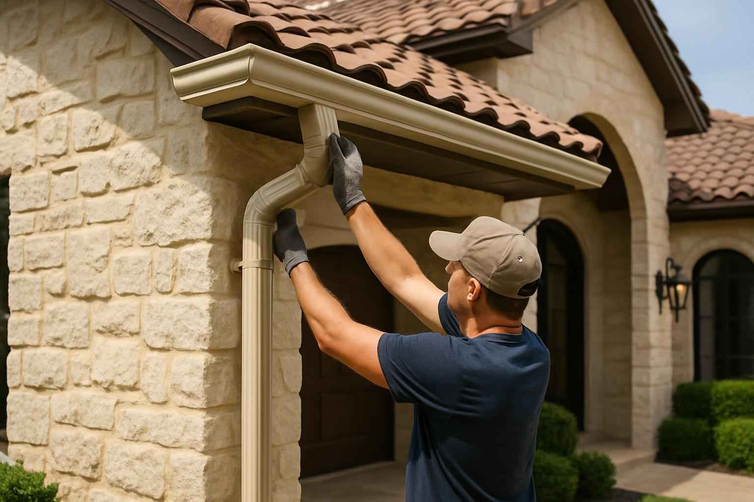 Downspout Installation Service in Johnson City TX