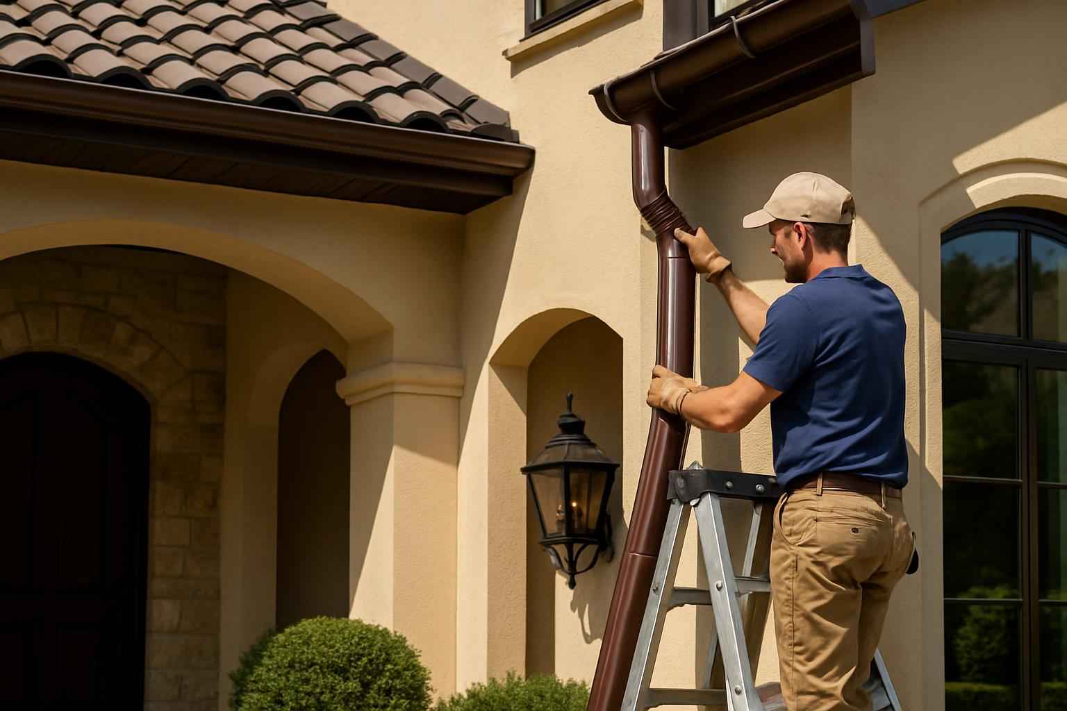 Downspout Installation Service in Waring TX