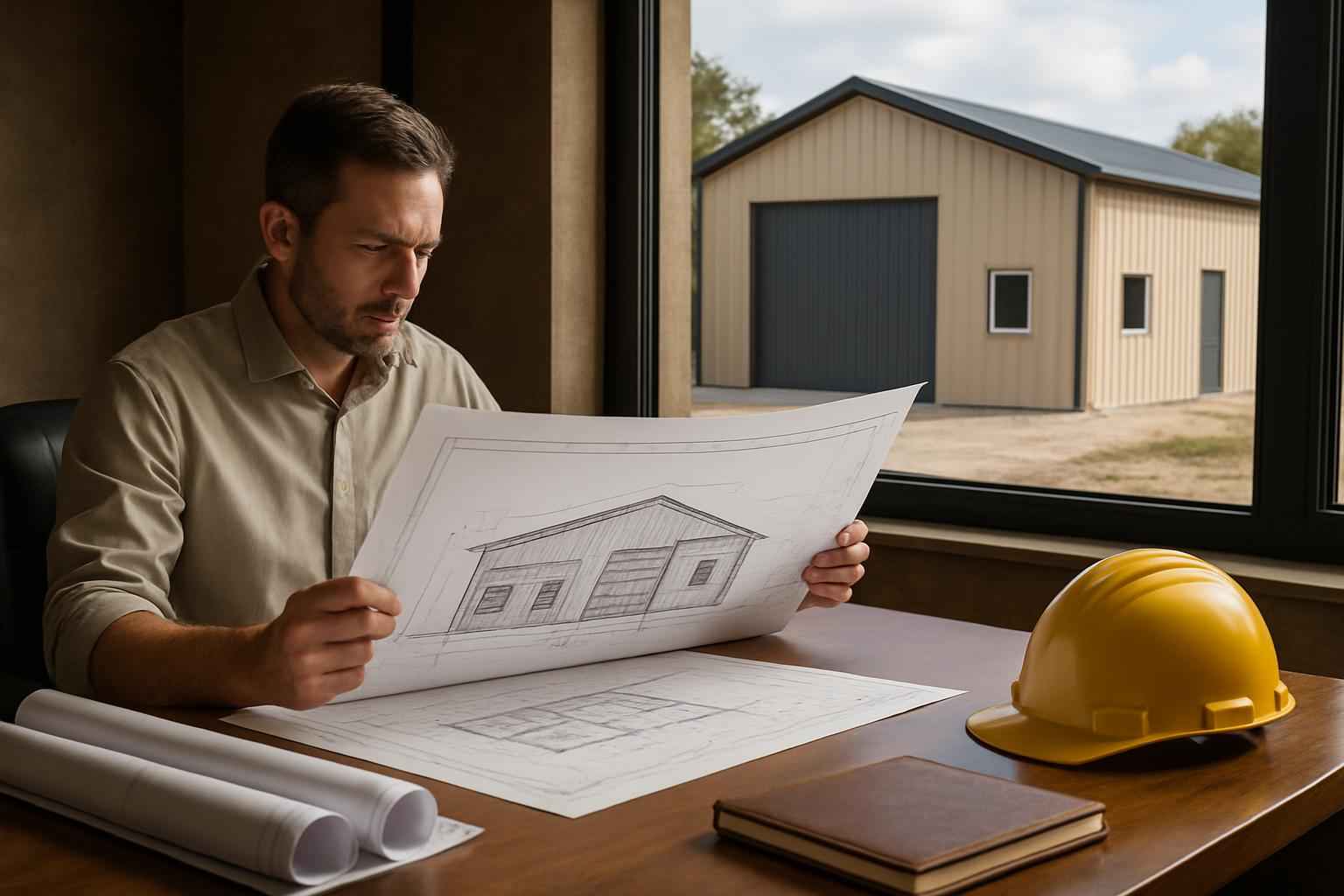 Engineered Metal Building Plans in Johnson City TX