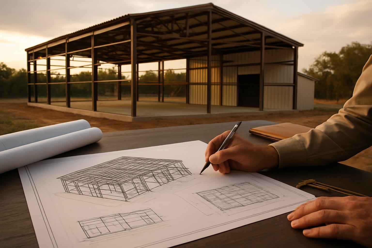 Engineered Metal Building Plans in Kerrville TX