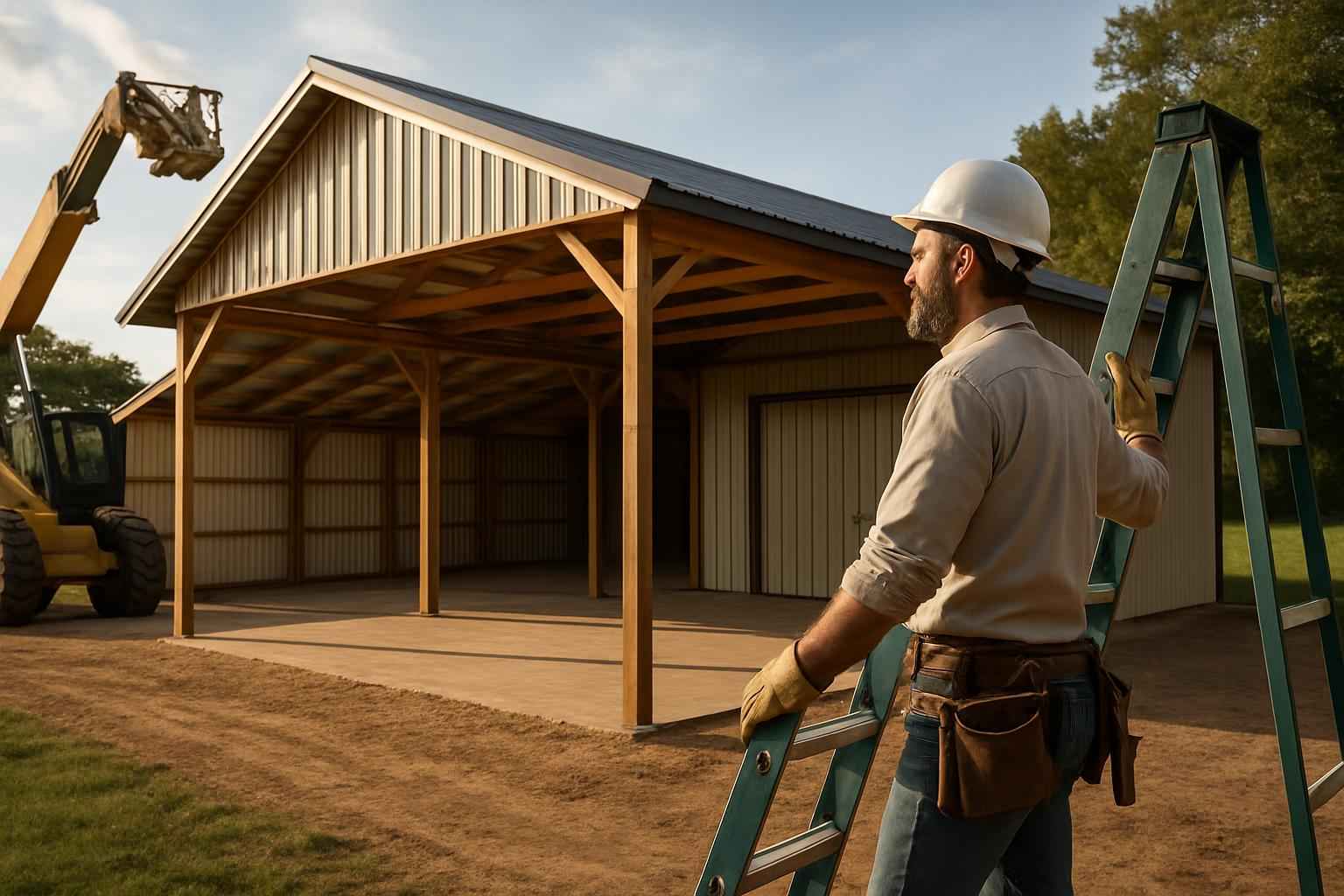 Equipment Barn Builder in Center Point TX