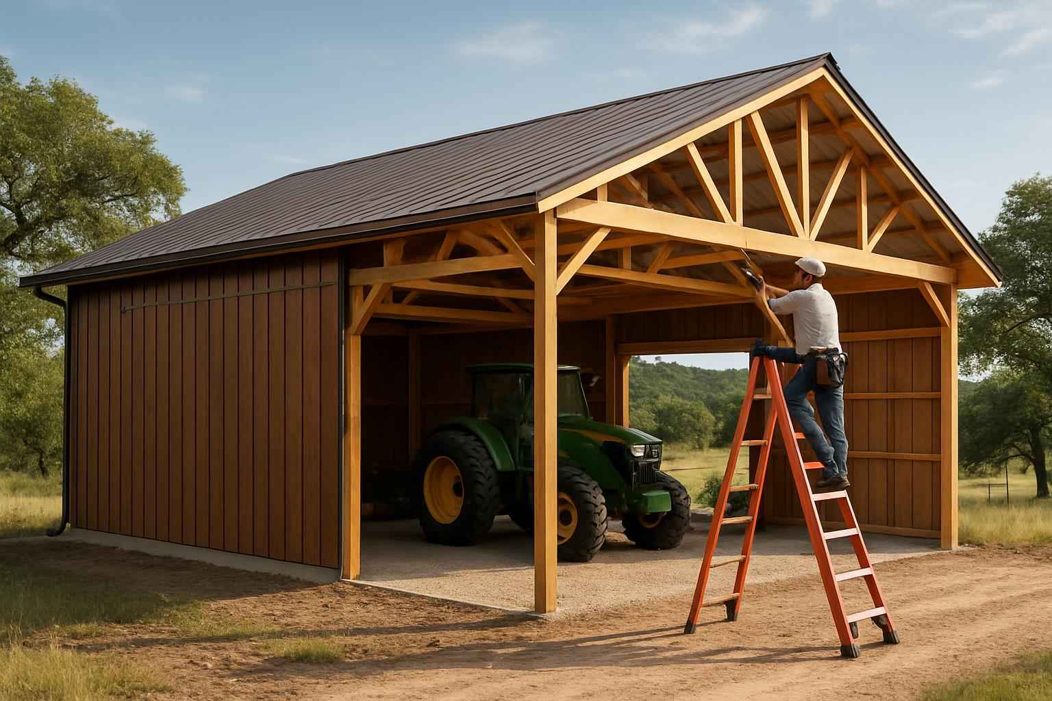 Equipment Barn Builder in Sisterdale TX