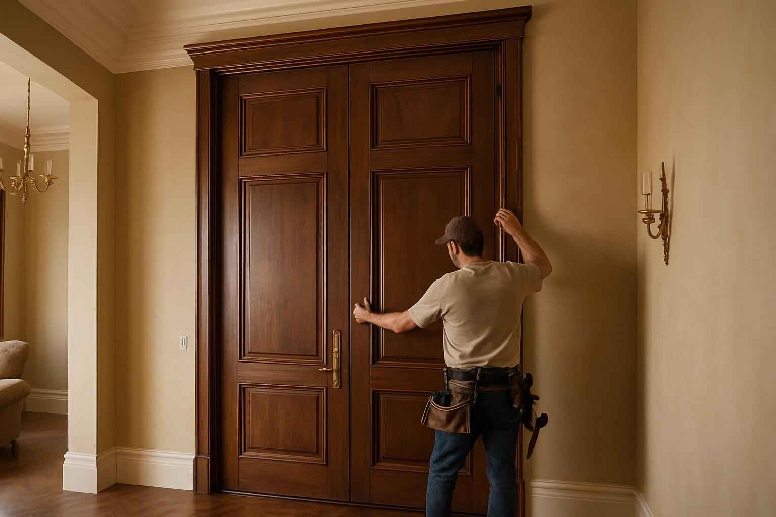 Extra Tall Door Installer in Waring TX