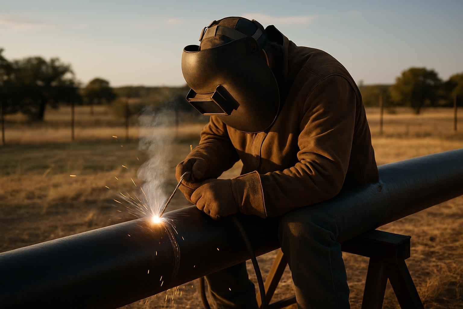 Field Welding Service in Harper TX