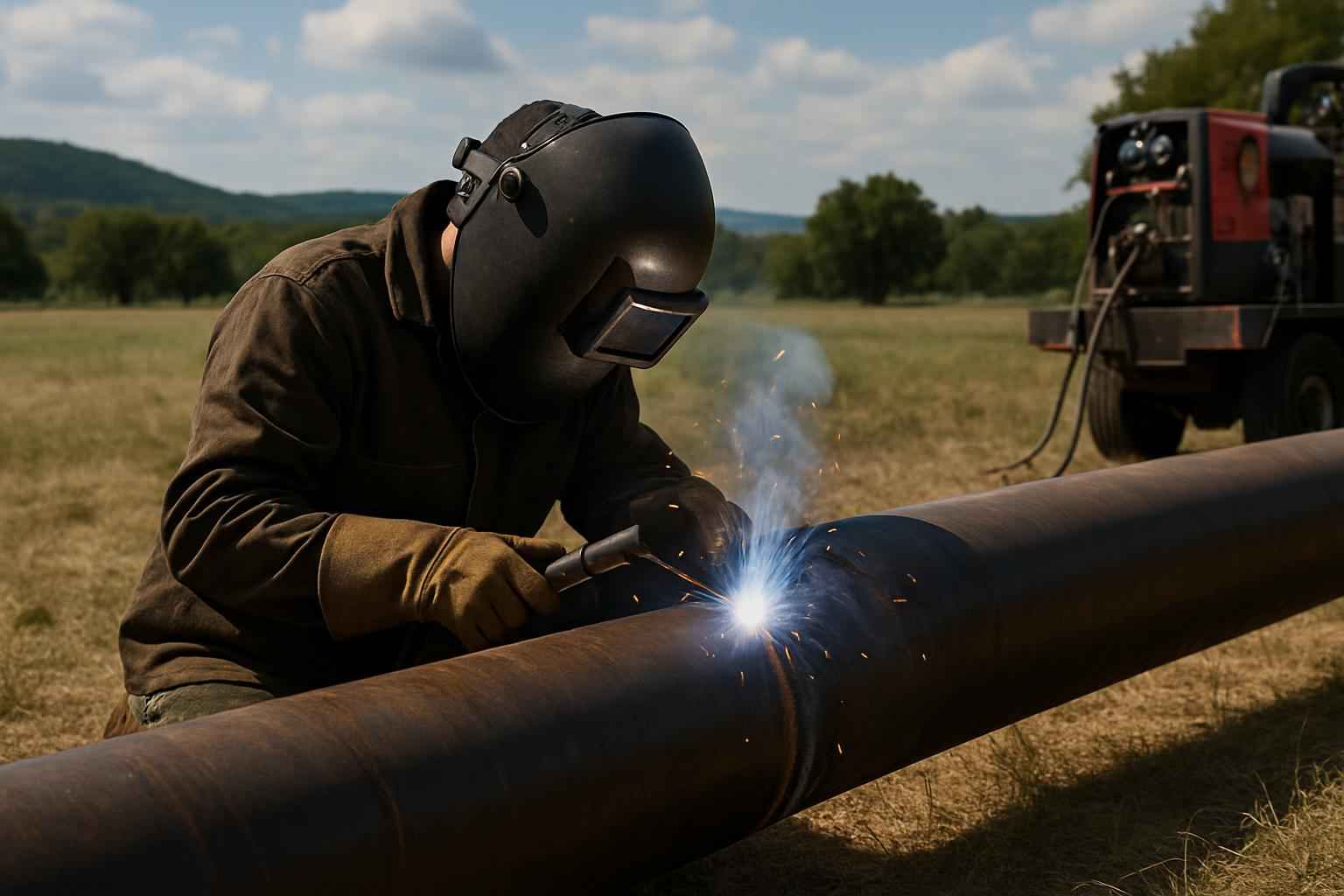 Field Welding Service in Ingram TX