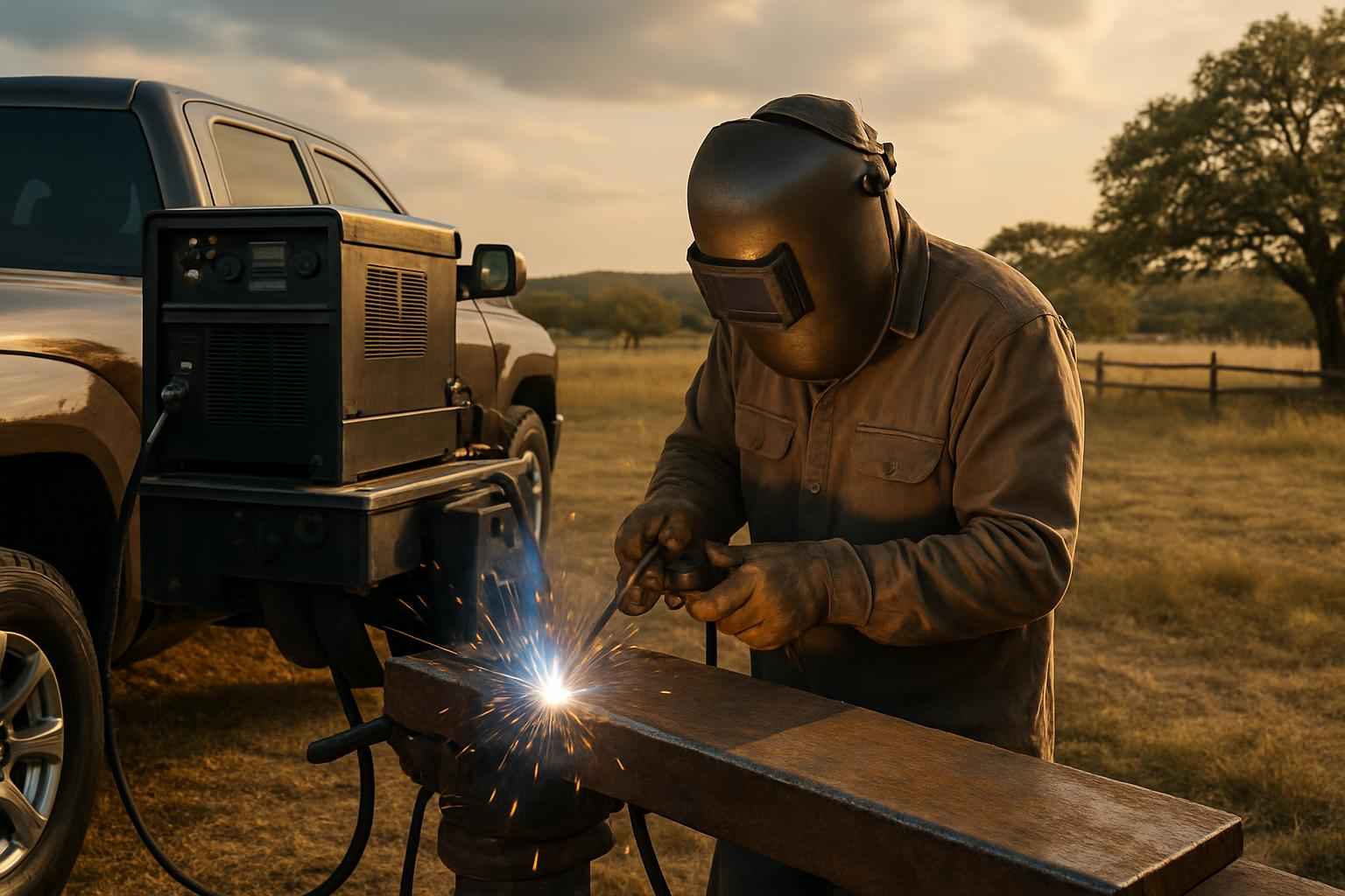 Field Welding Service in Sisterdale TX