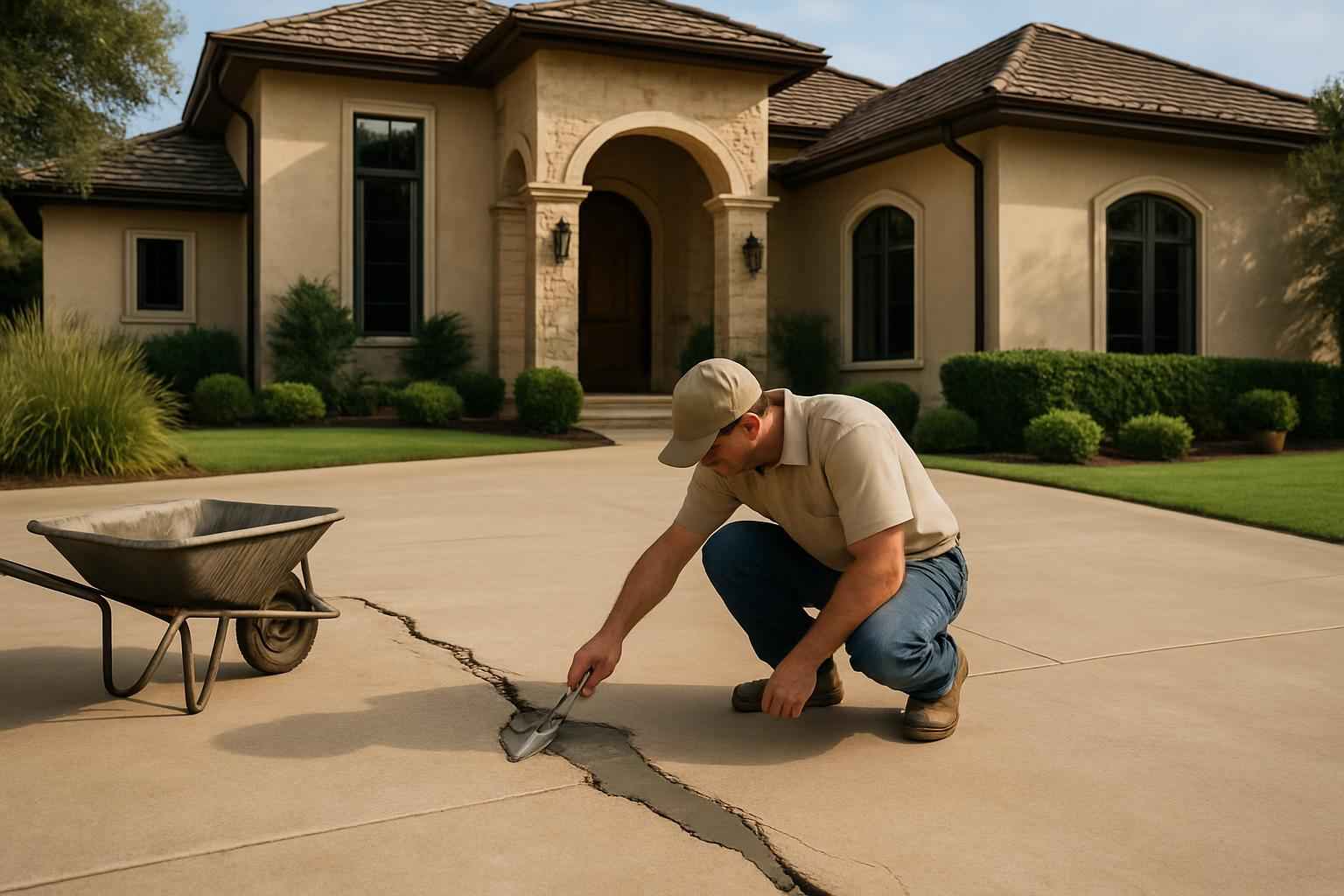 Flatwork Repair Service in Waring TX