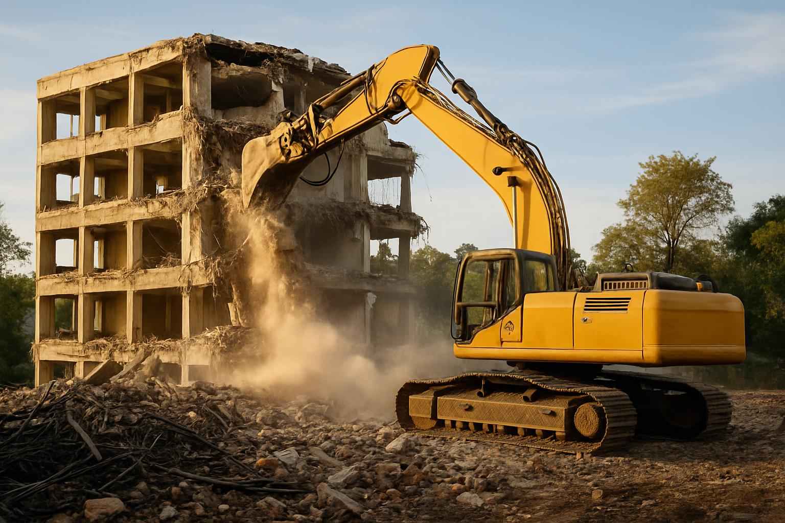 Full Building Demolition Service in Center Point TX