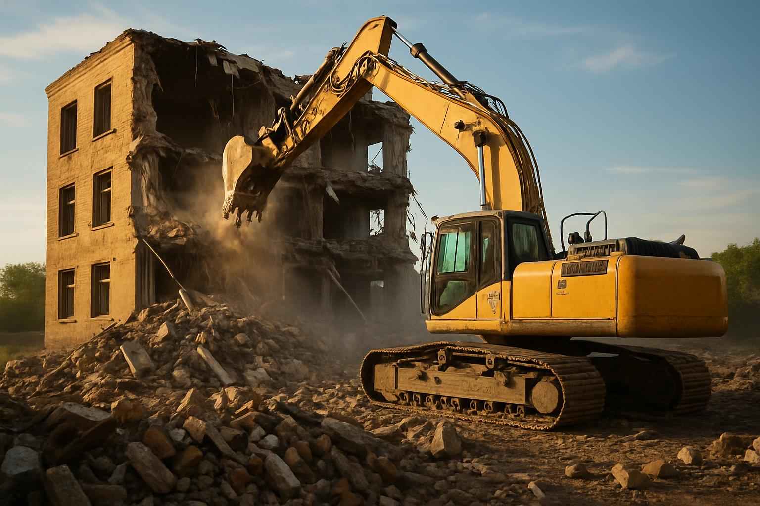 Full Building Demolition Service in Waring TX