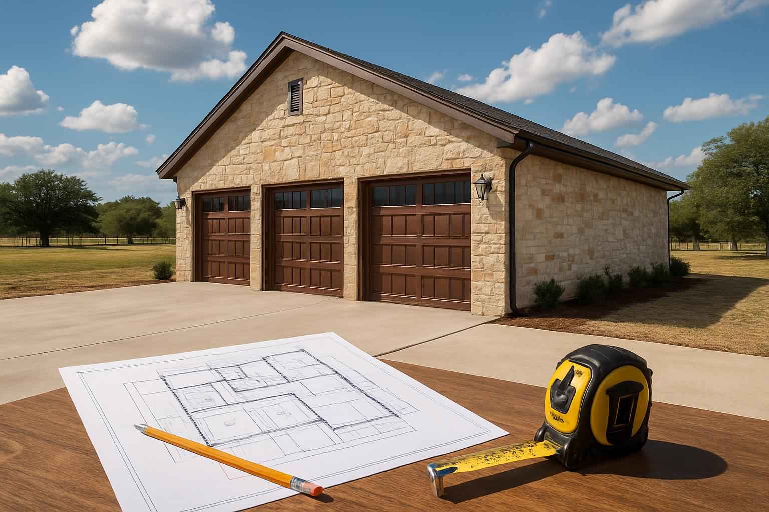 Garage Build Cost Estimate in Waring TX