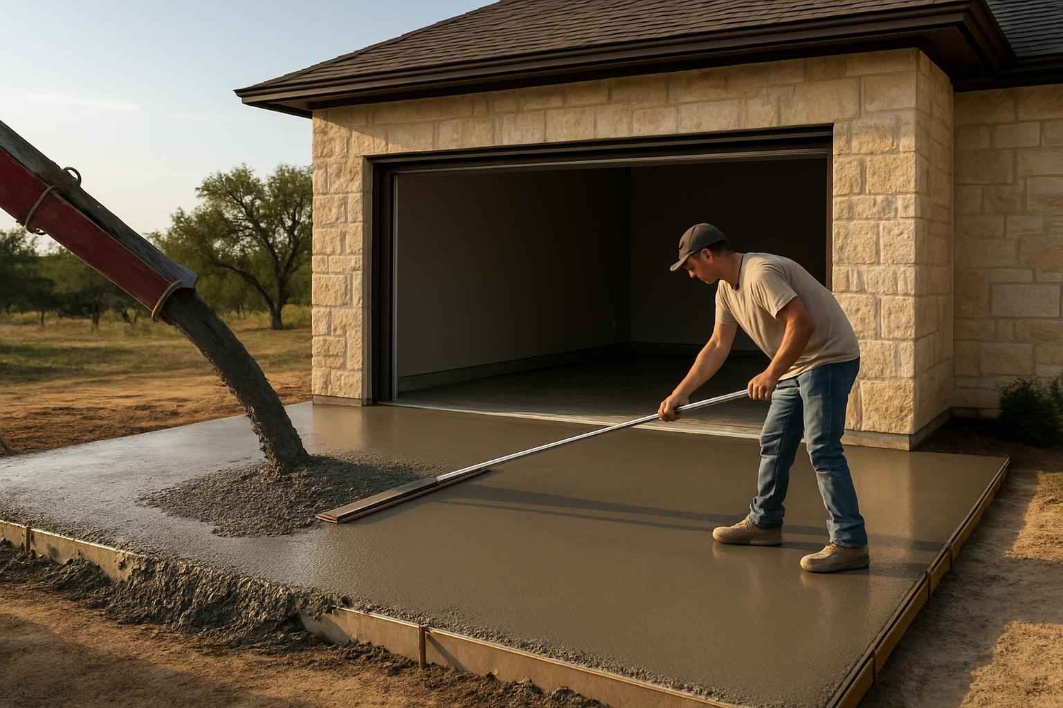 Garage Slab Installer in Blanco TX