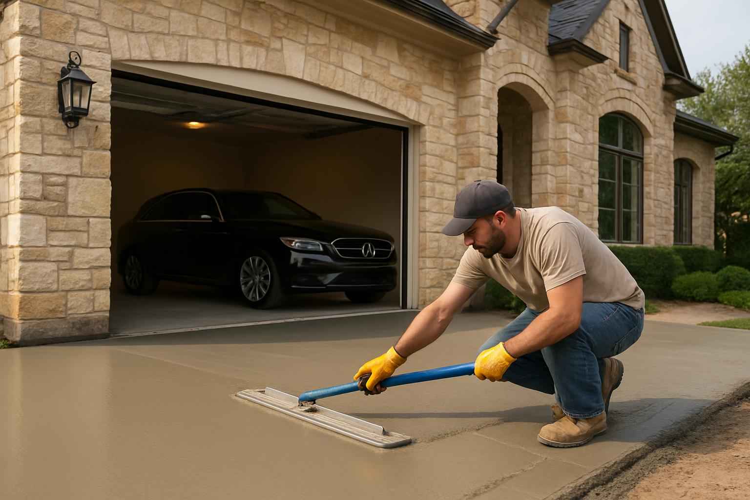 Garage Slab Installer in Center Point TX