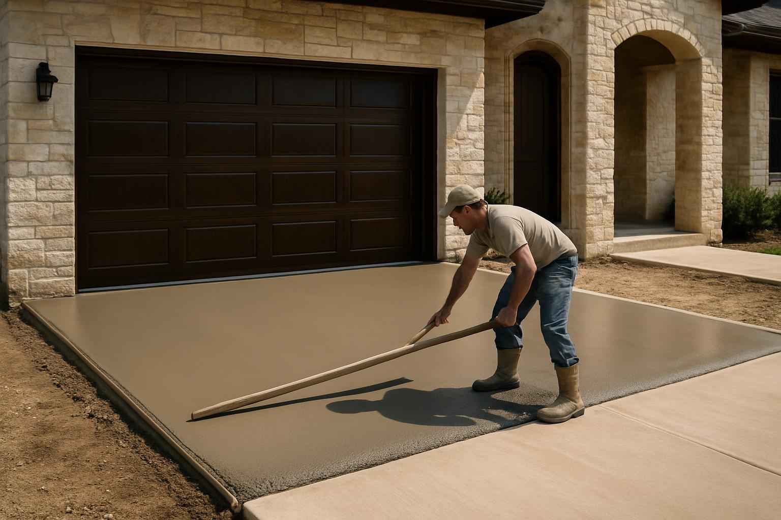 Garage Slab Installer in Comfort TX