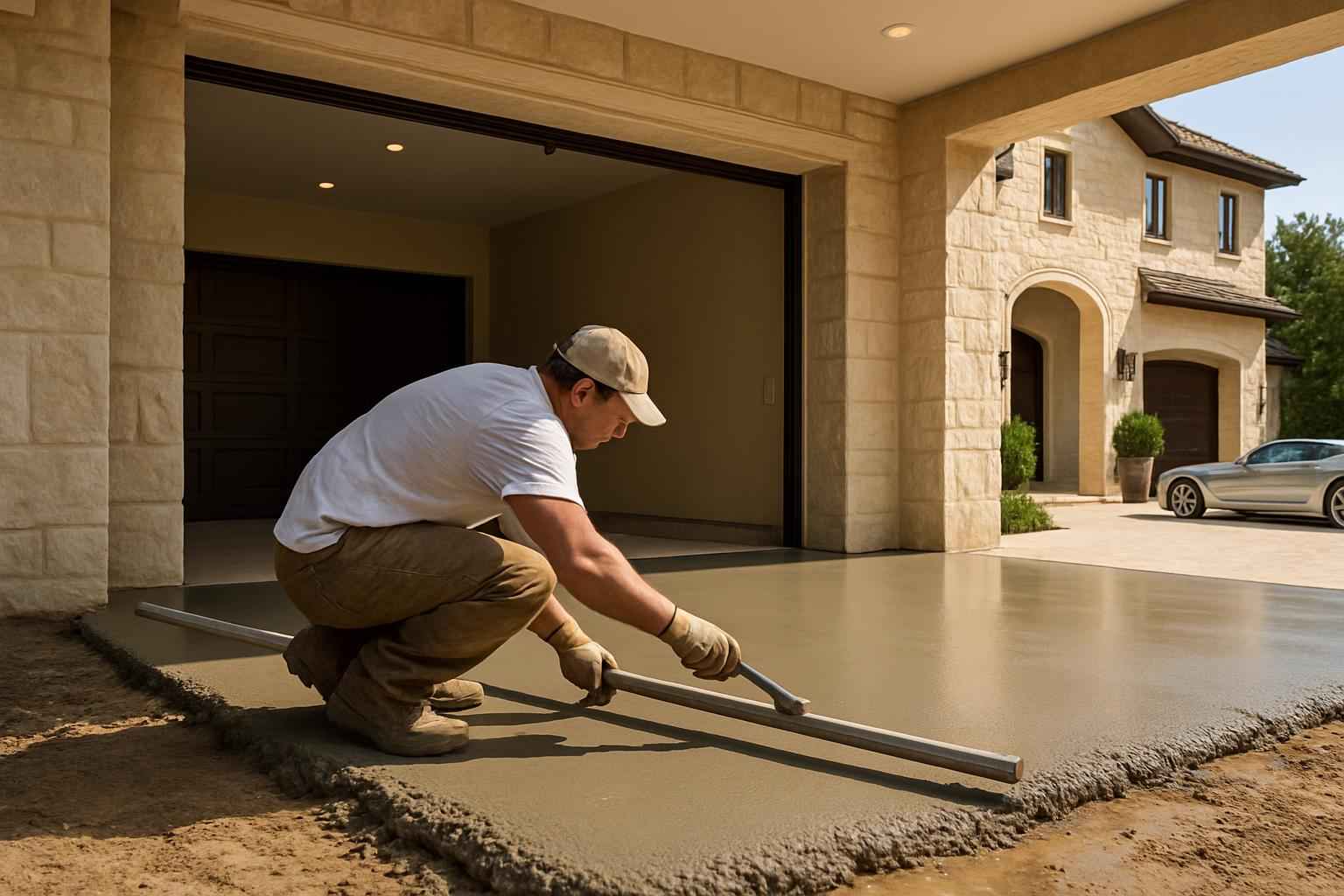Garage Slab Installer in Harper TX