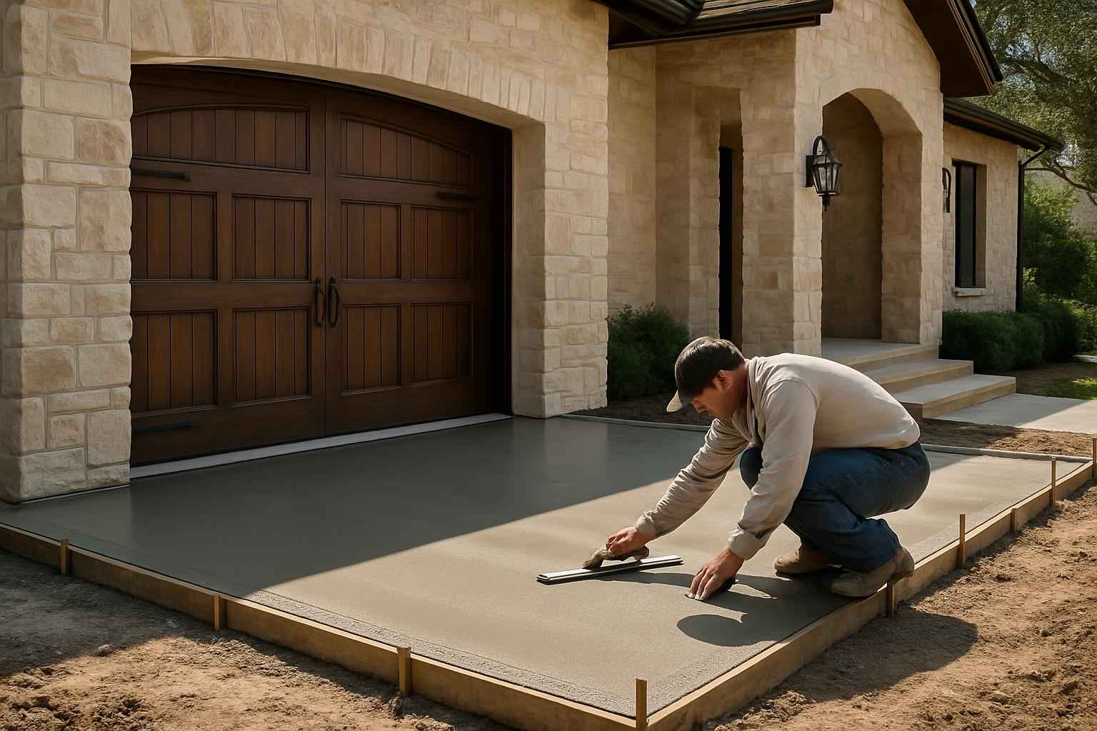 Garage Slab Installer in Ingram TX