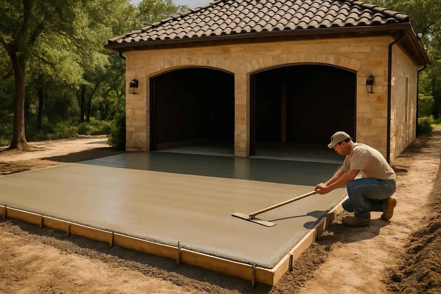 Garage Slab Installer in Waring TX