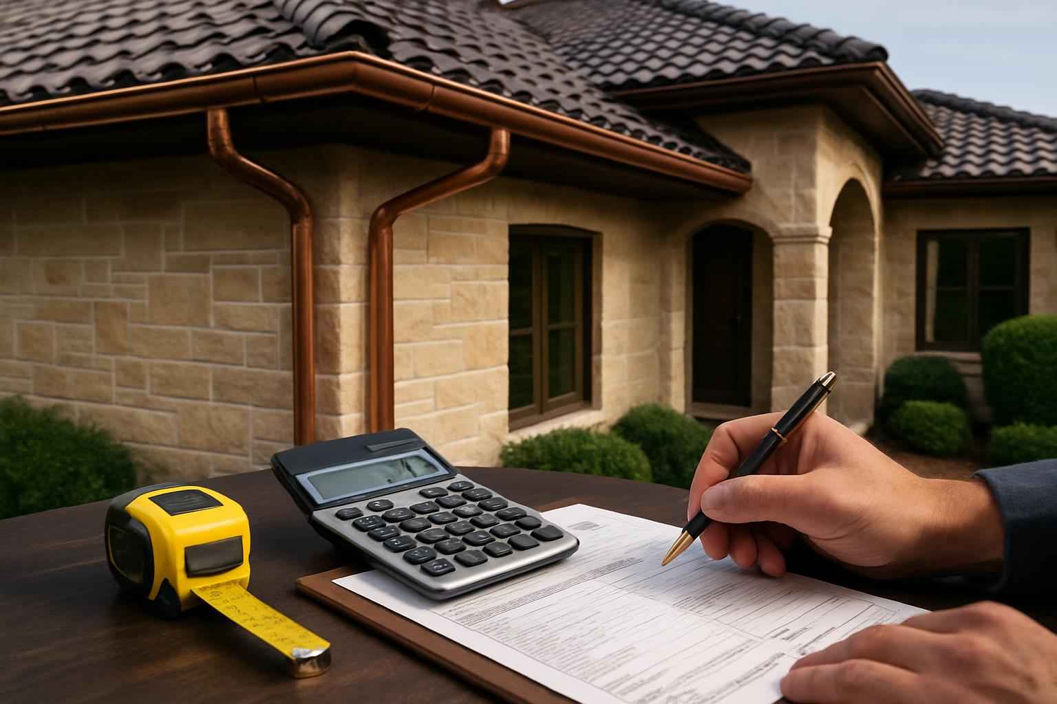 Gutter Installation Cost Estimate in Comfort TX