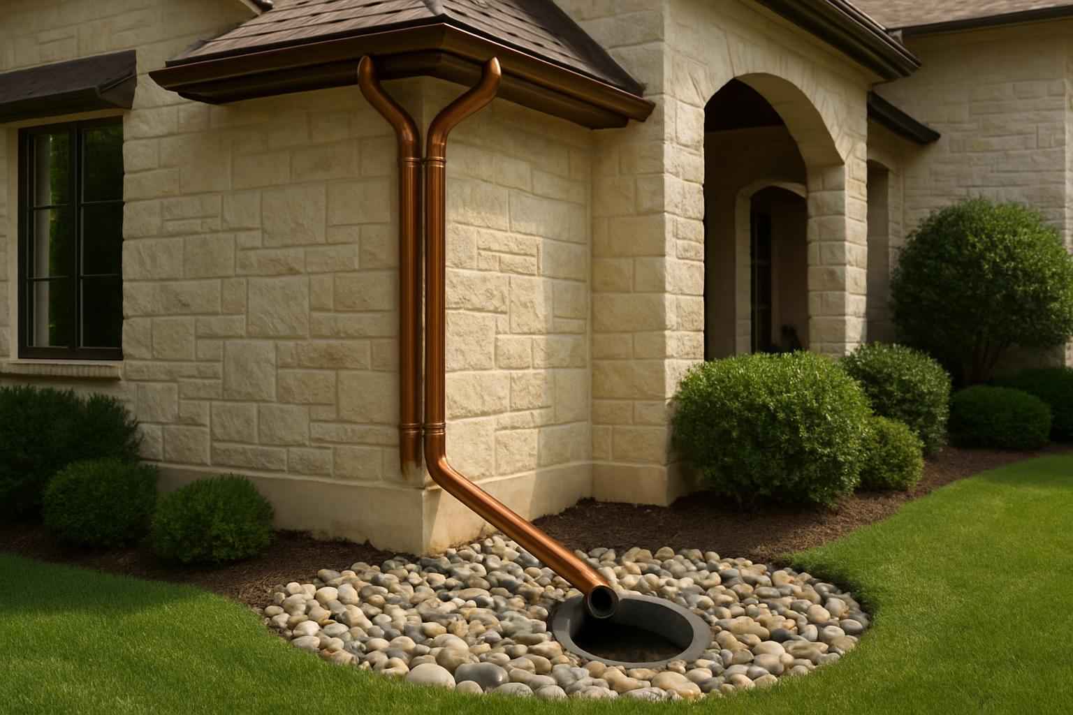 Gutter Outfall Drainage Service in Blanco TX