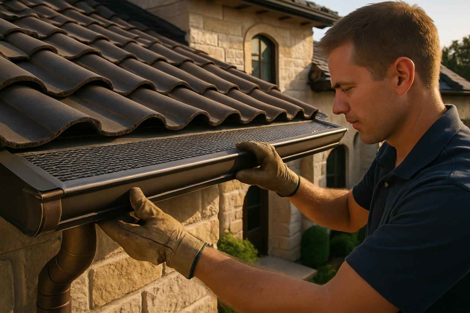 Gutter Screen Installation Service in Center Point TX
