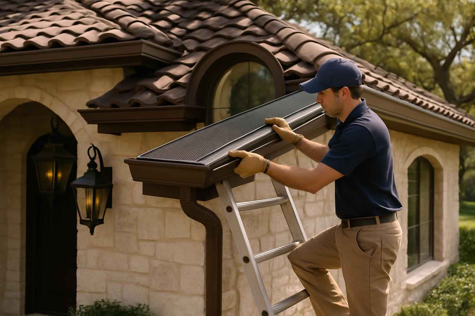Gutter Screen Installation Service in Comfort TX