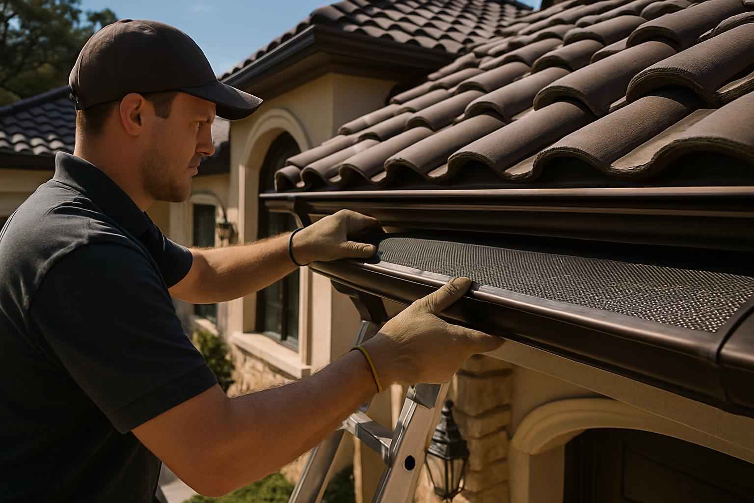 Gutter Screen Installation Service in Harper TX