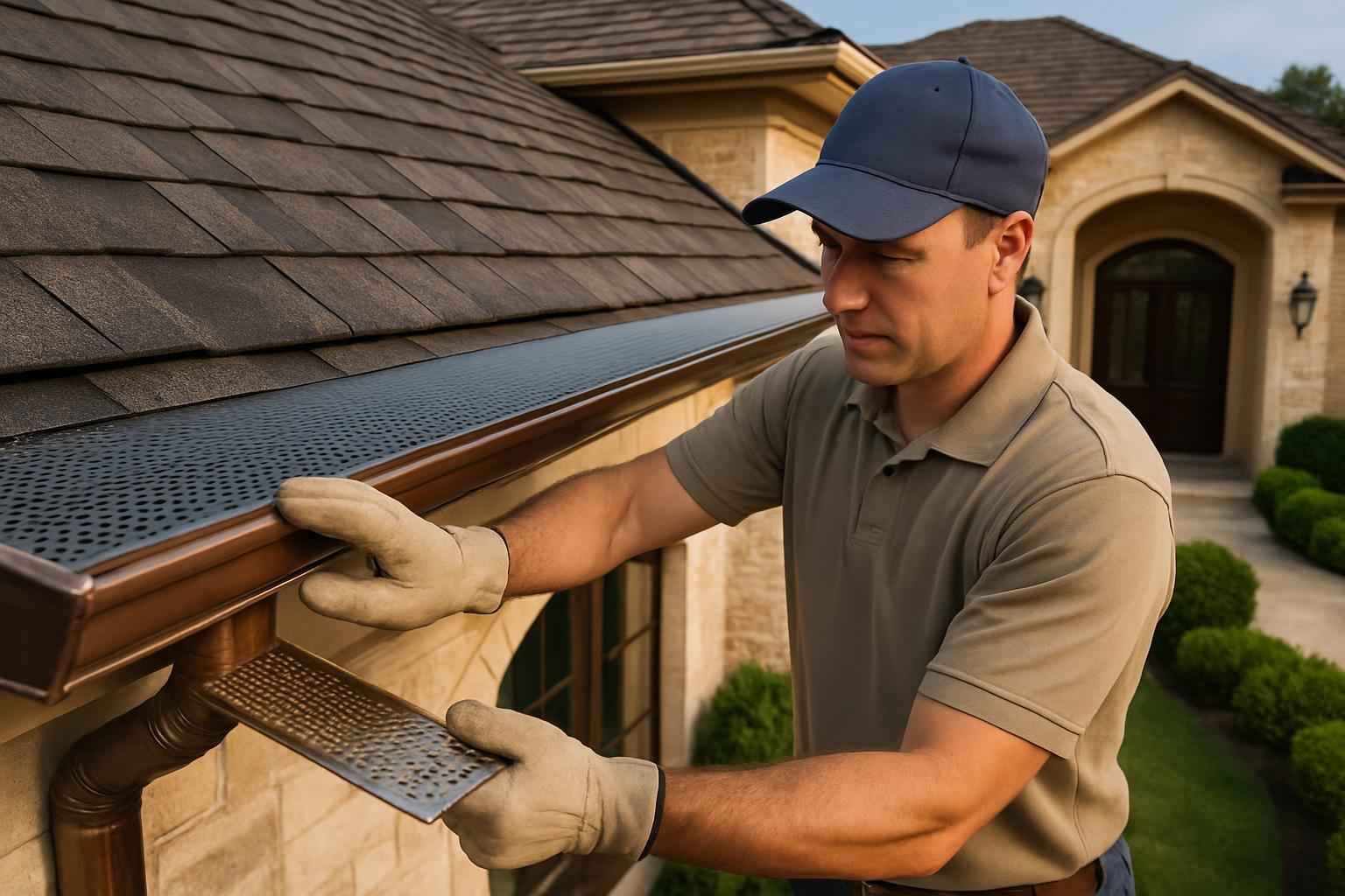 Gutter Screen Installation Service in Ingram TX