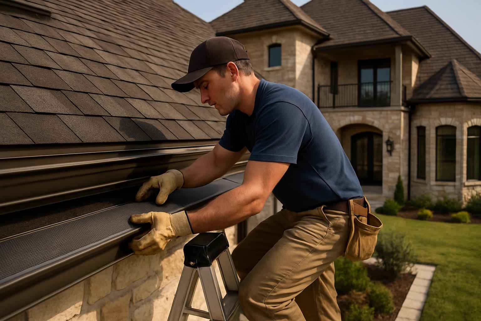 Gutter Screen Installation Service in Sisterdale TX