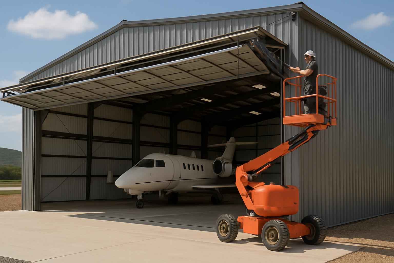 Hangar Door Installer in Center Point TX
