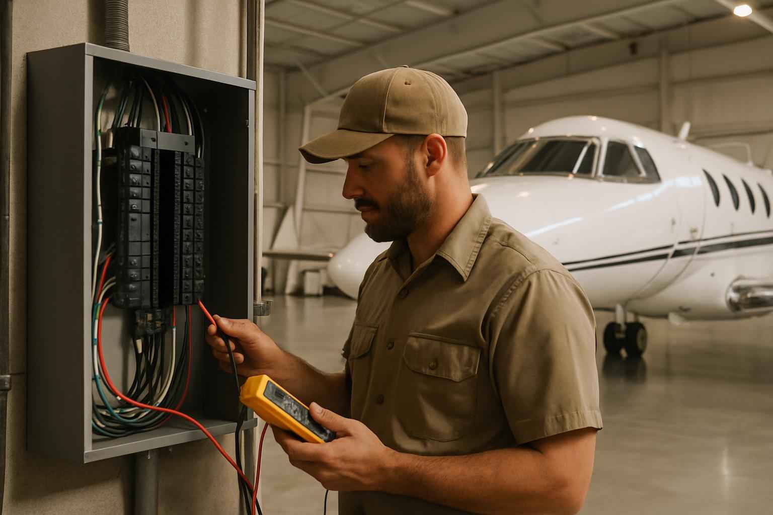 Hangar Electrical Service in Comfort TX